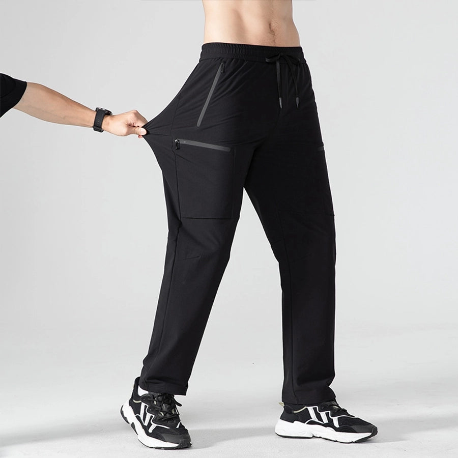 Men's Solid Color Casual Loose Men's Bottoms