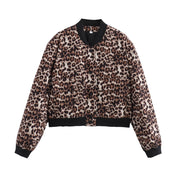 Brown leopard print