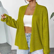 Green Knitted Cardigan