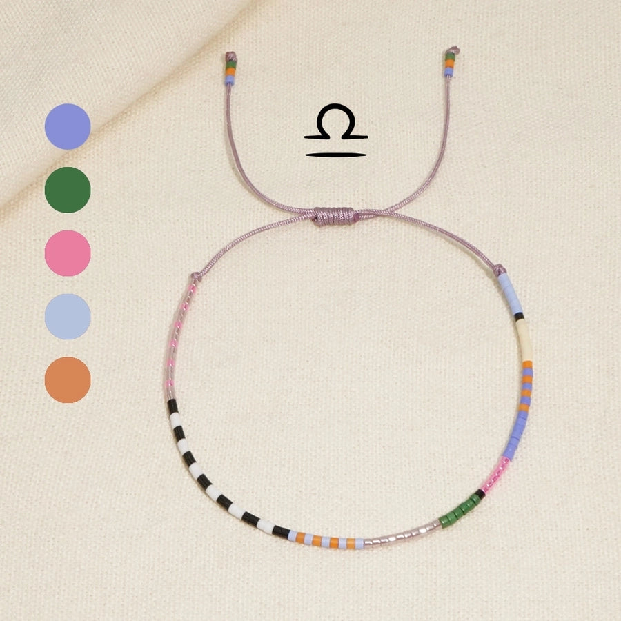 Casual Constellation Seed Bead rope Woven Chain Beaded Bracelets