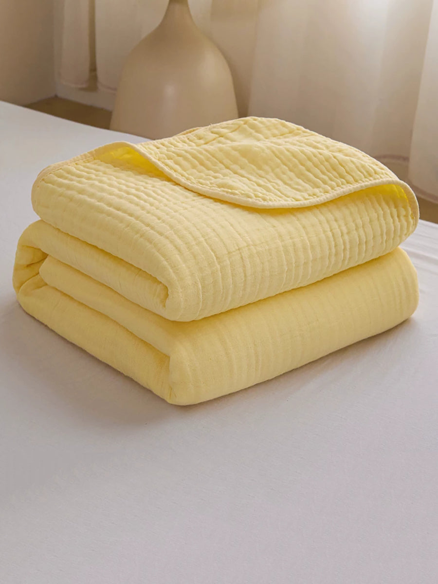 Breathable 6-Layer Cotton Gauze Blanket – All-Season Lightweight Cover