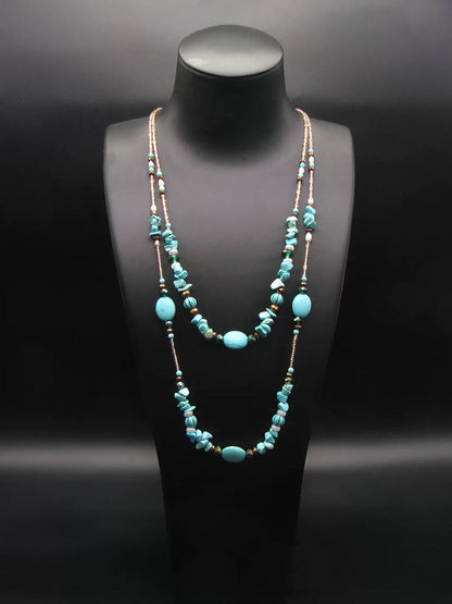 Bohemian Vintage Beaded Necklace
