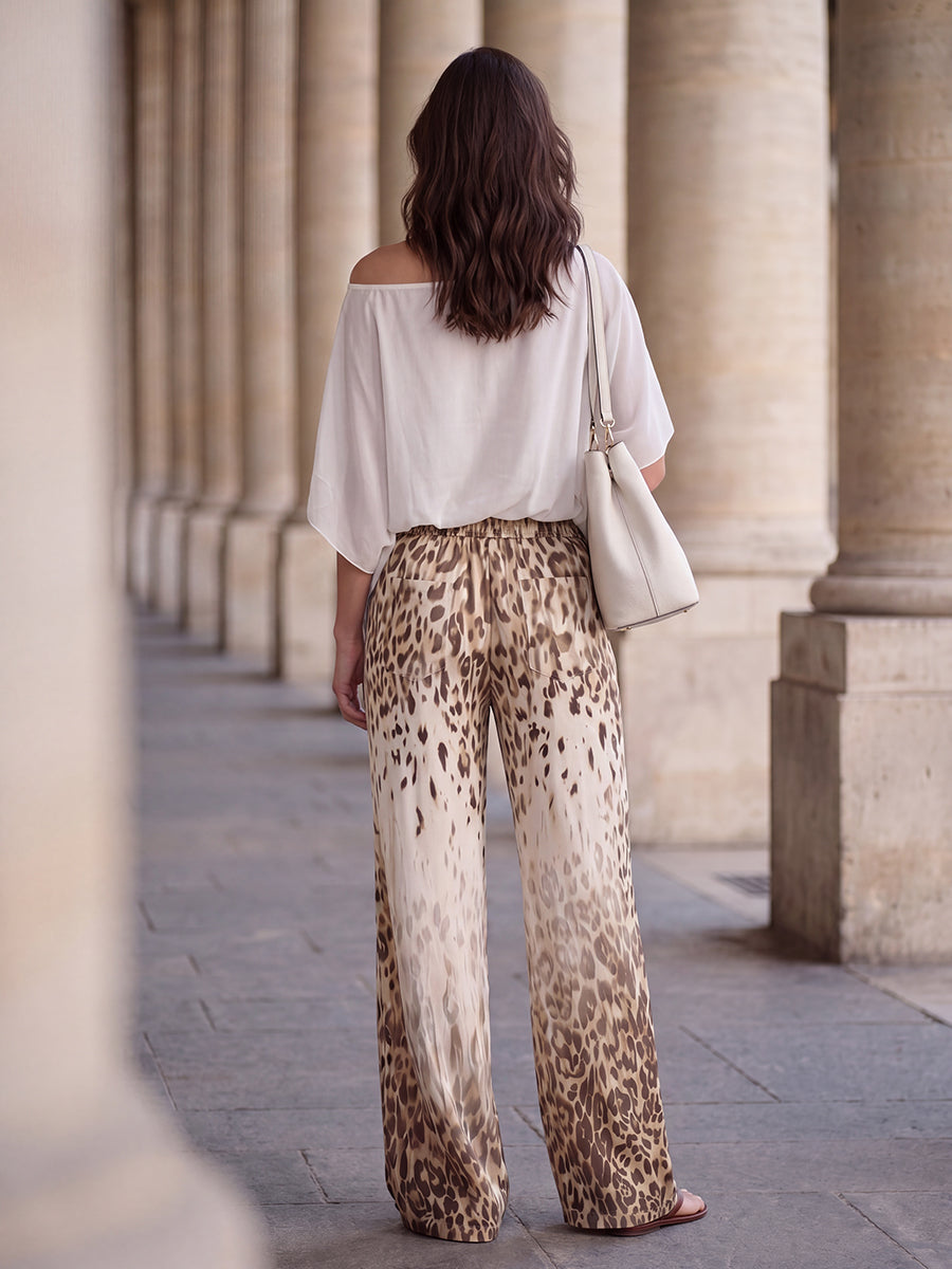 Batwing Sleeves Loose Pleated Solid Color Round-Neck Blouses&Shirts Tops