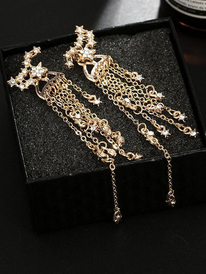 Tasseled Alloy Earrings Accessories