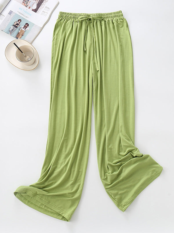 Comfortable Solid Color Modal Pajama Pants