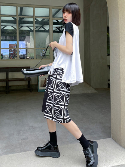 Simple Casual Loose Buttoned Solid Color Vest Outwear