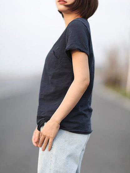 Loose Solid T-Shirt