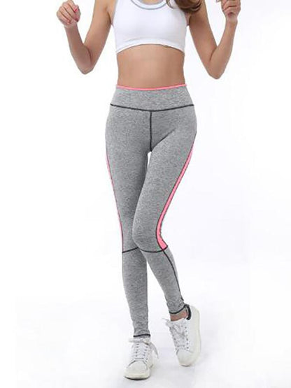 High Waist Paneled Yoga Leggings