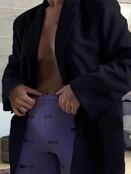 Leisure Fashion Solid Coat