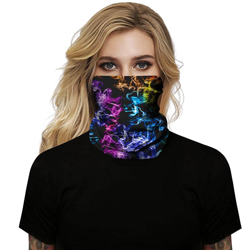 Starry Sky Printed Headwear Face Shield Masks