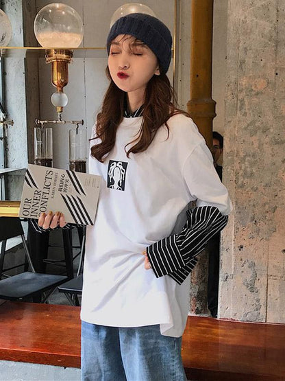 2019 New Loose Cool Chic Printed T-Shirt
