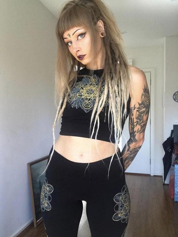 Sexy Printed Sleeveless Vest Top