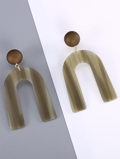 U pattern Earrings