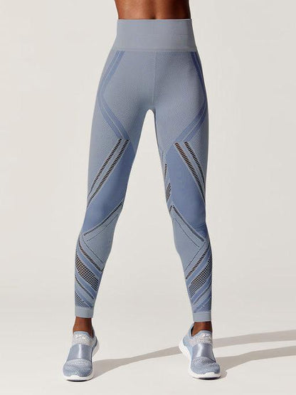 Perforated Seamless Yoga Leggings