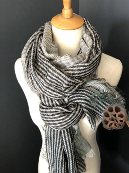 5 Colors Fashion Tasseled Scarf