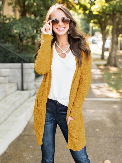 4 Colors Knitting Cardigan Tops