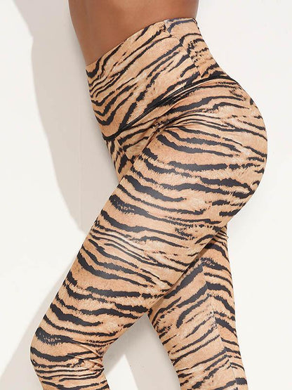Wrap High-Waisted Striped Bandage