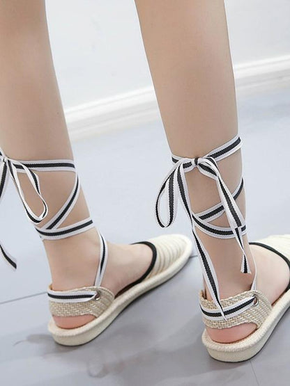 Bandage Simple Fisherman Flat Sandal