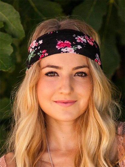 Bohemia Printed Wide Headband Accessories