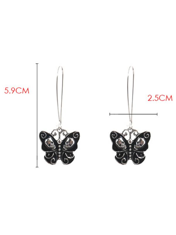 Butterfly Shape Alloy Earrings Accessories