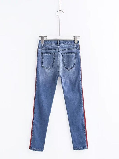 Fashion Skinny Leg Jean Pants Bottoms