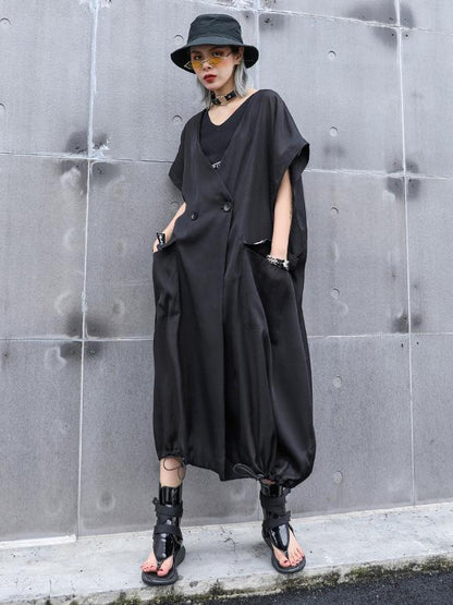 Light Elastic Waist Design Trench Coat