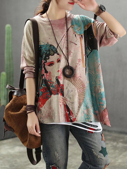Vintage Loose Sweater Tops