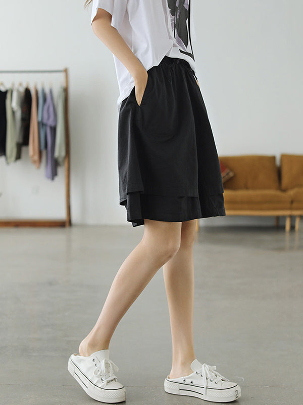 Original Irregularity Wide Leg Shorts