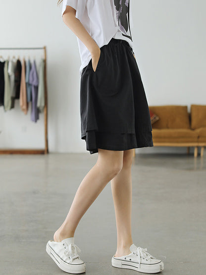 Original Irregularity Wide Leg Shorts