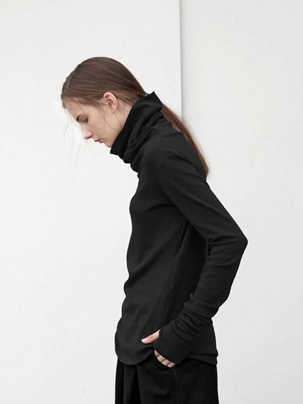 Autumn Winter Turtleneck Comfortable Plus Velvet Blouse