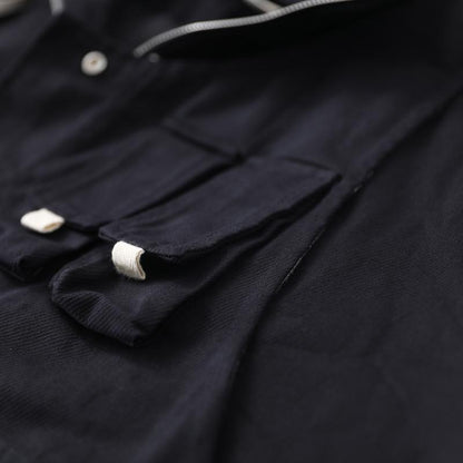 Buykud Casual Pure Color Loose Zipper Jacket