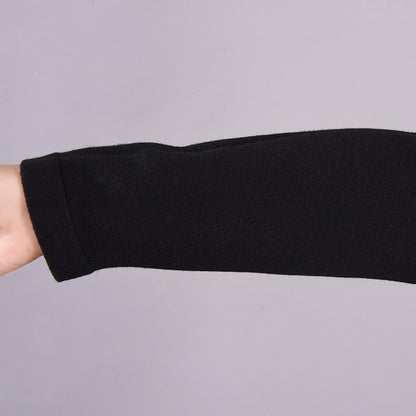 Buykud New Fashion Button Decaration Knit Dress