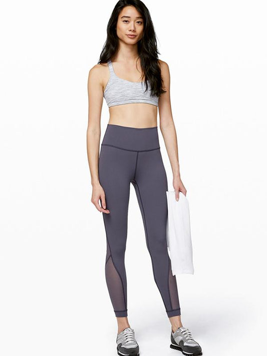 Lift Hip Mesh Split-joint Pocket Leggings