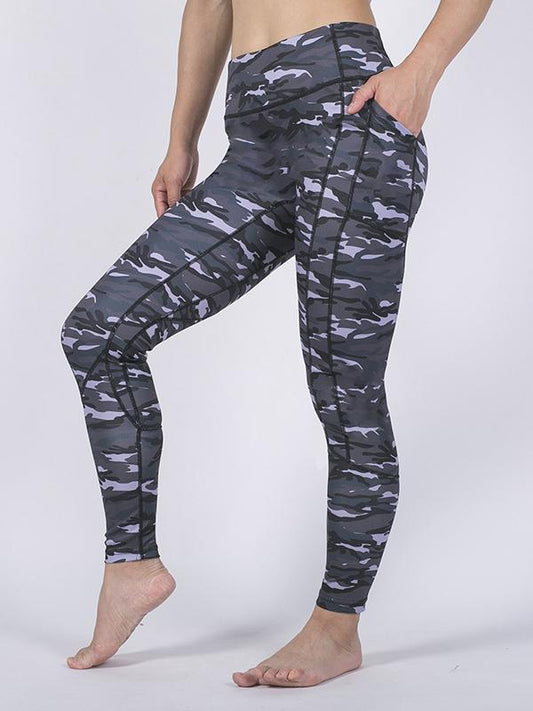 Camo Patchwork Yoga Leggings