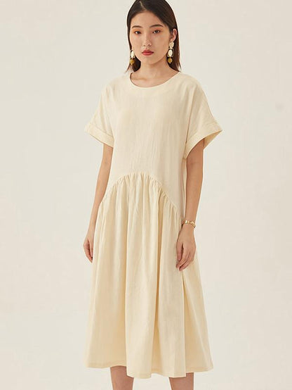 Original Retro Cropped Hemline Long Dress