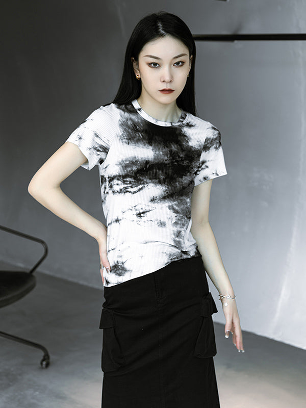 Original Tie-Dyed Short Sleeve T-Shirts Tops