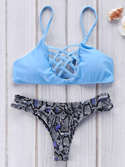Crisscross Top Sexy Bikinis Swimwear