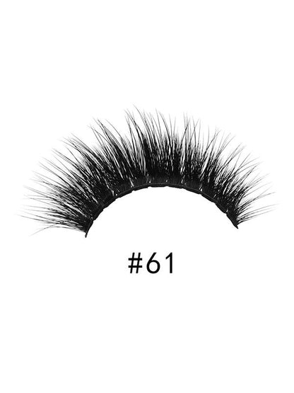 Reusable Natural 3D Mink False Eyelashes