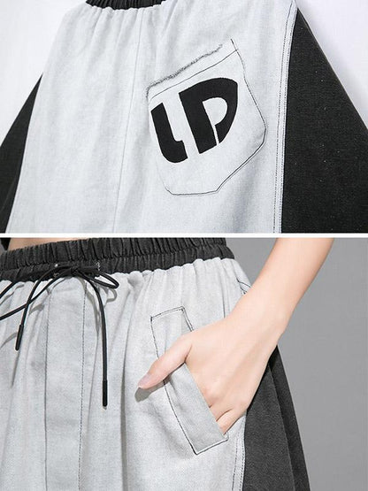 Fashion Split-joint Harem Pants