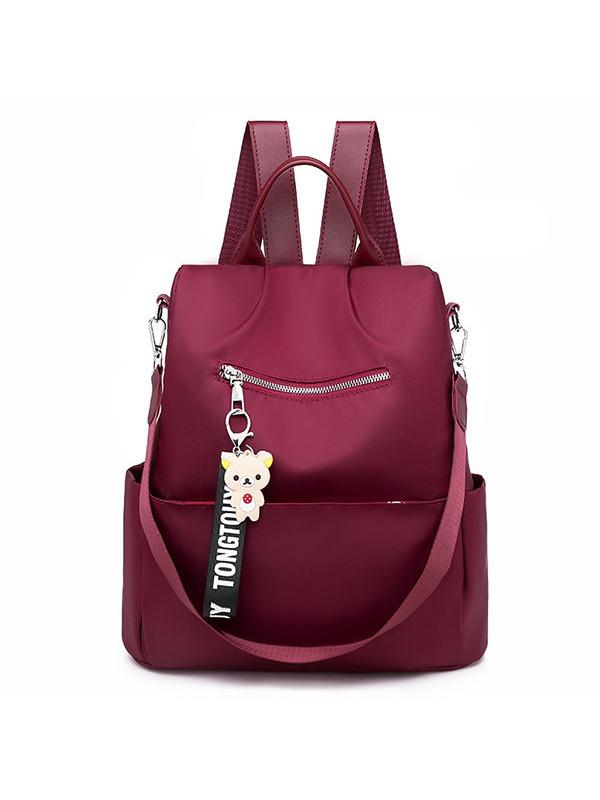 Oxford Multi-function Backpack Anti-theft Leisure Travel Shouder Bag