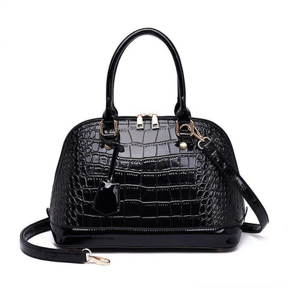 Crocodile Pattern Handbag Temperament Shoulder Bag Shell Bag