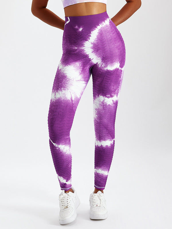 Tie-Dyed Seamless Leggings
