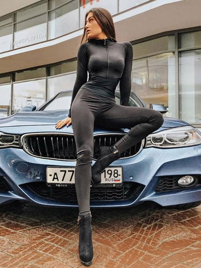 Sexy Split-Joint Wrap Yoga Jumpsuits