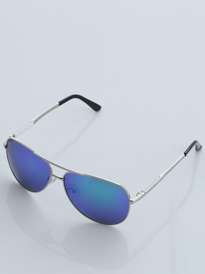 Fashion Unisex Vintage Retro Women Men Glasses Mirror Lens Sunglasses