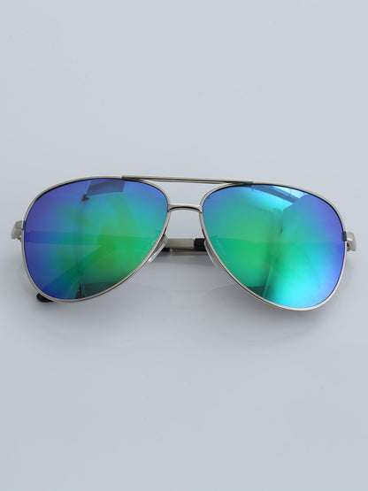 Fashion Unisex Vintage Retro Women Men Glasses Mirror Lens Sunglasses