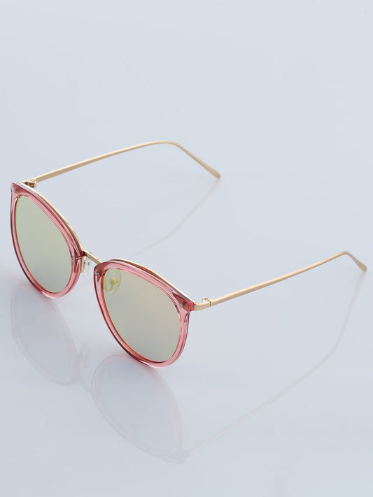 Men Women Couple Sunglasses Retro Round Glasses