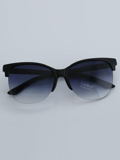 Retro Fashion Half Frame Sunglasses