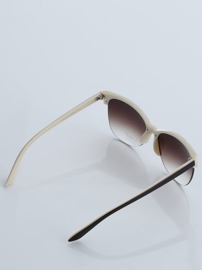 Retro Fashion Half Frame Sunglasses