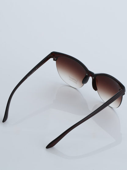 Retro Fashion Half Frame Sunglasses