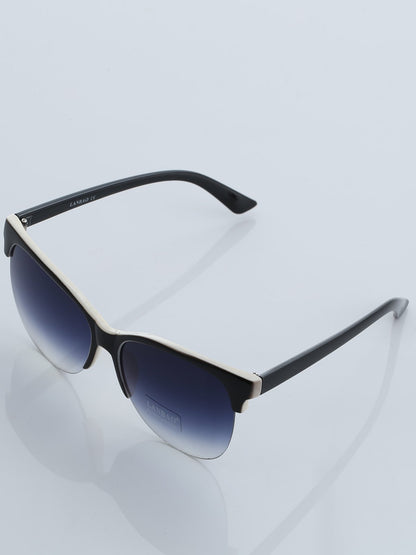 Retro Fashion Half Frame Sunglasses